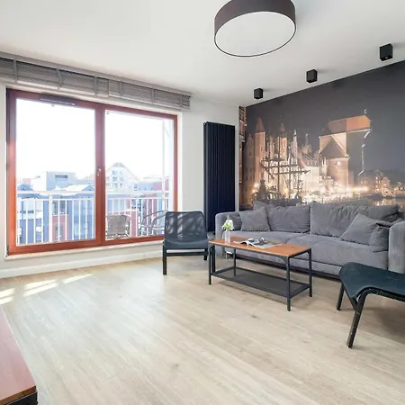 Apartament Bright Air Conditioned With Parking And By Renters Gdańsk