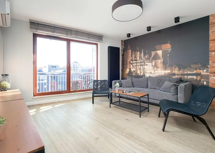 Apartamento Bright Air Conditioned With Parking And By Renters Gdansk
